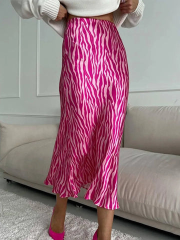 Gorgeous French Print Fashionable Fishtail skirt